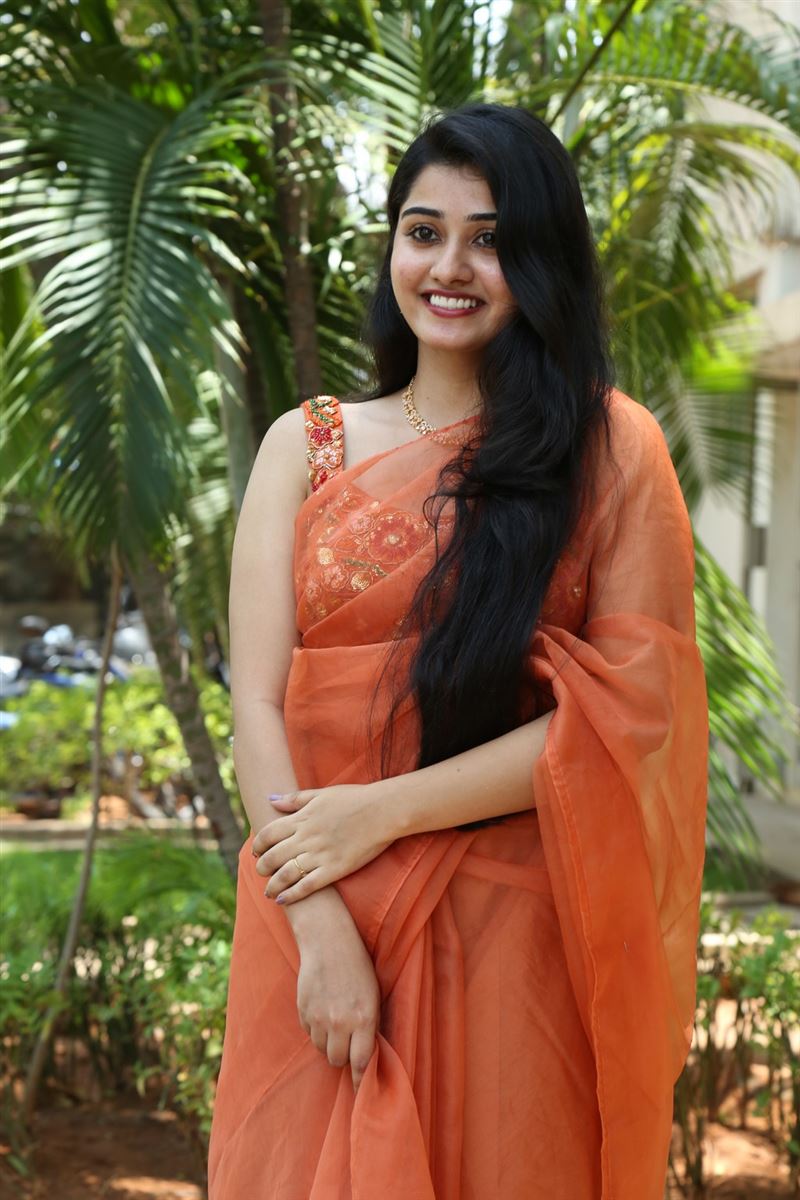 Telugu Actress Athira Raj Stills at Krishnamma Movie Press Meet